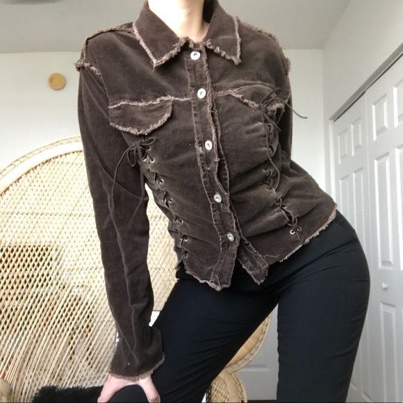 SOLD- Corduroy Jacket by Rave Jeans😵 - Picture 3 of 5